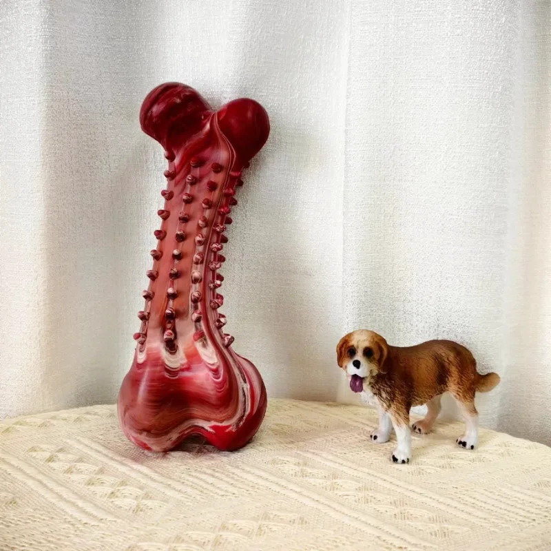 Kauspielzeug für Hunde aus Gummiknochen