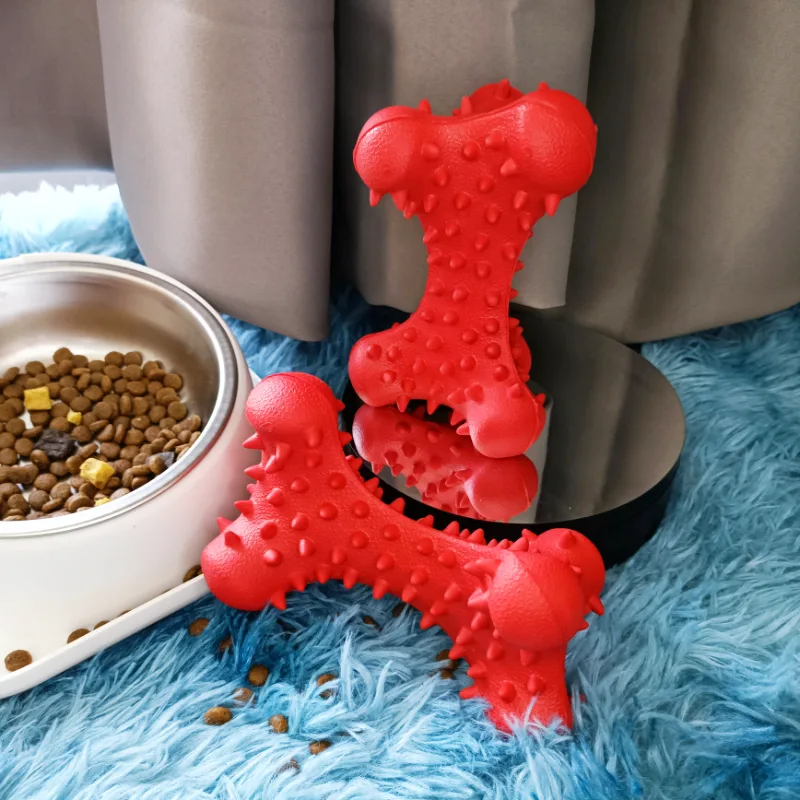 Stacheliges Kauspielzeug für Hunde aus Gummi